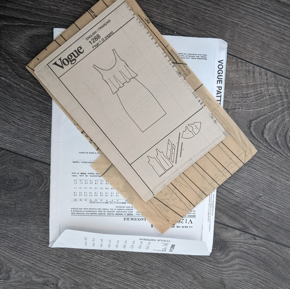 Vogue V1288 Sewing Pattern Badgley Mischka Cocktail Dress Size 12 14 16 18 20 - Picture 9 of 9